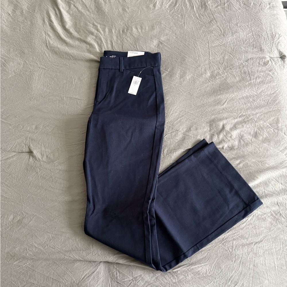 Pixie Flare Navy Pants - image 1